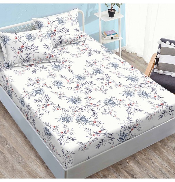 Husa De Pat Finet Indigo + 2 Fete De Perna, Pentru Saltea De 180X200 Cm