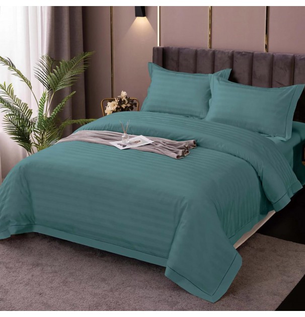 Set Lenjerie De Pat Pentru 2 Persoane Xxl, Bumbac Damasc Policotton, 4 Piese, Cearceaf Pat 230X260, Cearceaf Pilota 220X200, Fete De Perne 50X70 X 2, Verde Set Lenjerie De Pat Pentru 2 Persoane Xxl, Bumbac Damasc Policotton, 4 Piese, Cearceaf Pat 230X260, Cearceaf Pilota 220X200, Fete De Perne 50X70 X 2, Verde