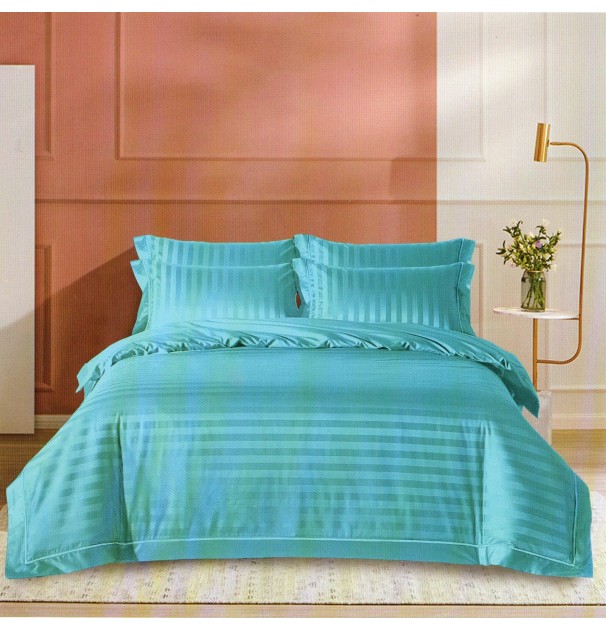 Set Lenjerie De Pat Pentru 2 Persoane Xxl, Bumbac Damasc Policotton, 4 Piese, Cearceaf Pat 230X260, Cearceaf Pilota 220X200, Fete De Perne 50X70 X 2, Turcoaz Set Lenjerie De Pat Pentru 2 Persoane Xxl, Bumbac Damasc Policotton, 4 Piese, Cearceaf Pat 230X260, Cearceaf Pilota 220X200, Fete De Perne 50X70 X 2, Turcoaz
