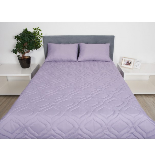 Pilota De Vară 150X200 Somnart Belina, Microfibra, Lavabila La Masina, Vidata, Lavander