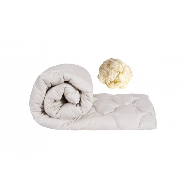 Pilota Calduroasa De Iarna Matlasata Wooltex Benessere Somnart, 150X200 Cm, Umplutura Lana, 600 G/m², Tesatura 100% Bumbac