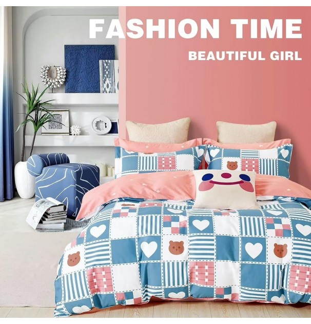 Lenjerie De Pat Percale 1P, 3 Piese, Cearceaf Pat Clasic 160Cm X 240Cm, Cearceaf Pilota 150Cm X 220Cm, 1 Fata Perna 50 X 70, Prc19