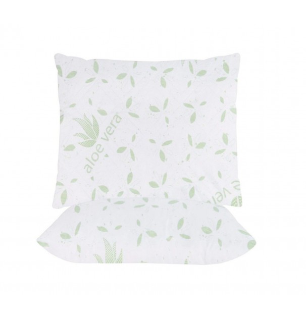 Set 2 Perne 60X60 Somnart Belina Aloe Vera, Microfibra, Lavabile La Masina