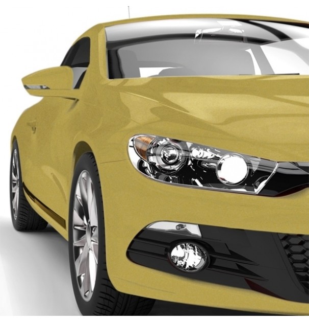 Folie Colantare Auto Oracal - Auriu 091, Finisaj Lucios, Dimensiune 3,0M X 1,26M