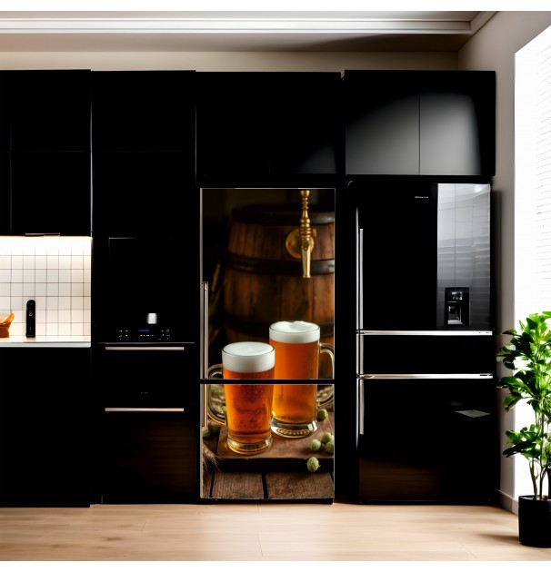 Folie Imprimata Color Pentru Decor Frigider, Dimensiune 200 X 90Cm, NutuShopAll