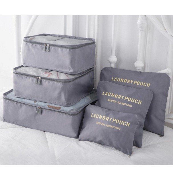 Organizator De Calatorie, 6 Elemente (3 Plicuri Independente Si 3 Organizatoare)