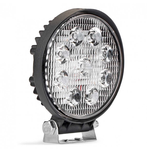 Proiector Led Pentru Off-Road, Atv, Ssv,  Culoare 6500K, Led Flood, 27W, Tensiune 9 - 36V, Diametru Ø110 Mm