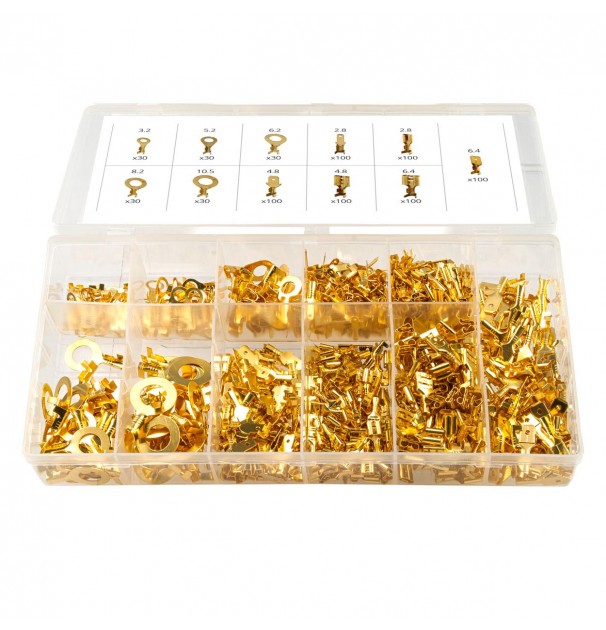 Set 750 Conectori Terminali Pentru Circuite Electrice