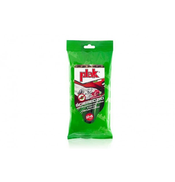 Servetele Umede Plak Pentru Curatarea Bordului Anti-Insecte 24 Buc Rodie