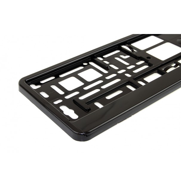 Suport Numar Inmatriculare Negru Lucios