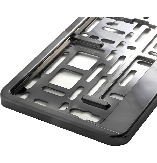 Suport Numar Inmatriculare Din Plastic, Calitate Premium, Culoare Grafit