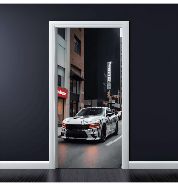 Folie Imprimata Color Pentru Decor Usa, Dimensiune 200 X 90Cm, NutuShopAll