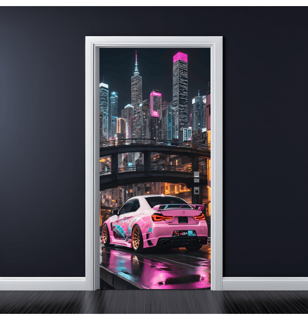 Folie Imprimata Color Pentru Decor Usa, Dimensiune 200 X 90Cm, NutuShopAll