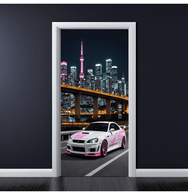 Folie Imprimata Color Pentru Decor Usa, Dimensiune 200 X 90Cm, NutuShopAll