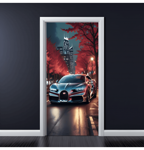 Folie Imprimata Color Pentru Decor Usa, Dimensiune 200 X 90Cm, NutuShopAll