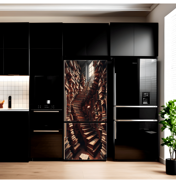 Folie Imprimata Color Pentru Decor Frigider, Dimensiune 200 X 90Cm, NutuShopAll