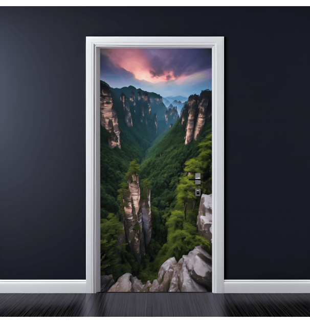 Folie Imprimata Color Pentru Decor Usa, Dimensiune 200 X 90Cm, NutuShopAll