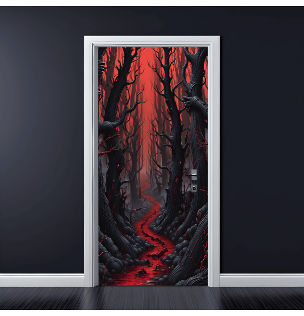 Folie Imprimata Color Pentru Decor Usa, Dimensiune 200 X 90Cm, NutuShopAll