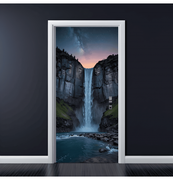 Folie Imprimata Color Pentru Decor Usa, Dimensiune 200 X 90Cm, NutuShopAll