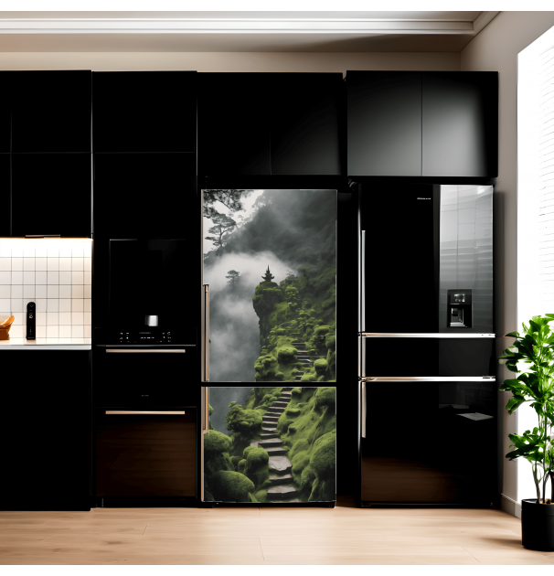 Folie Imprimata Color Pentru Decor Frigider, Dimensiune 200 X 90Cm, NutuShopAll