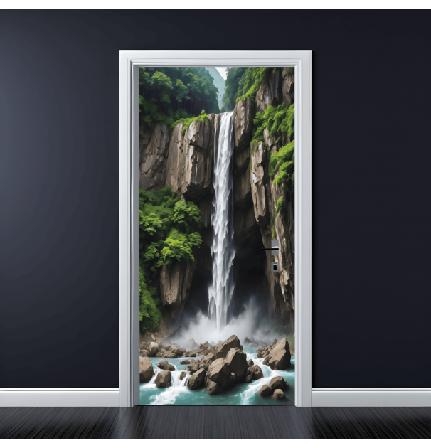 Folie Imprimata Color Pentru Decor Usa, Dimensiune 200 X 90Cm, NutuShopAll