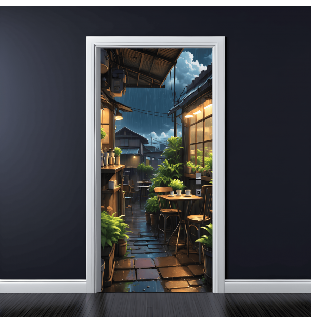 Folie Imprimata Color Pentru Decor Usa, Dimensiune 200 X 90Cm, NutuShopAll