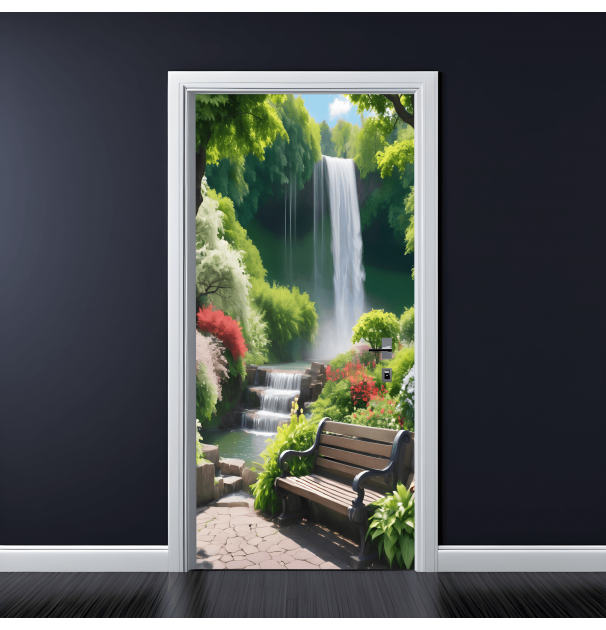 Folie Imprimata Color Pentru Decor Usa, Dimensiune 200 X 90Cm, NutuShopAll