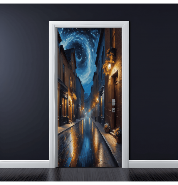 Folie Imprimata Color Pentru Decor Usa, Dimensiune 200 X 90Cm, NutuShopAll