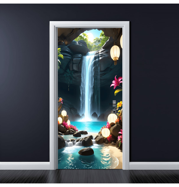 Folie Imprimata Color Pentru Decor Usa, Dimensiune 200 X 90Cm, NutuShopAll