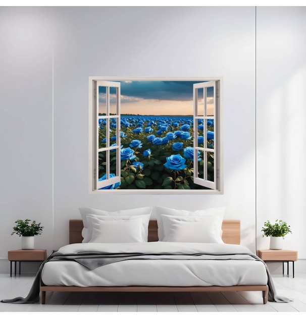 Folie Imprimata Color Pentru Decor Perete Locuinta, Dimensiune 125 X 110Cm, Model: View To Haven 29