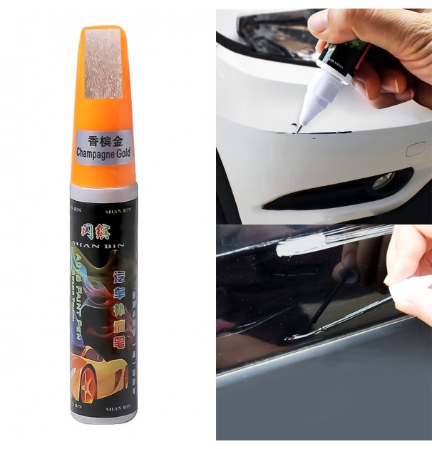 Corector Zgarieturi Vopsea Auto, Cantitate 12Ml, Culoare Auriu