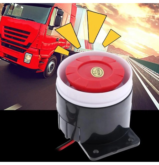 Sirena Mers Inapoi Pentru Autoturisme Sau Camioane, Tensiune 12V-24V,  Nivel Zgomot 105Db (Sirena Marsarier)