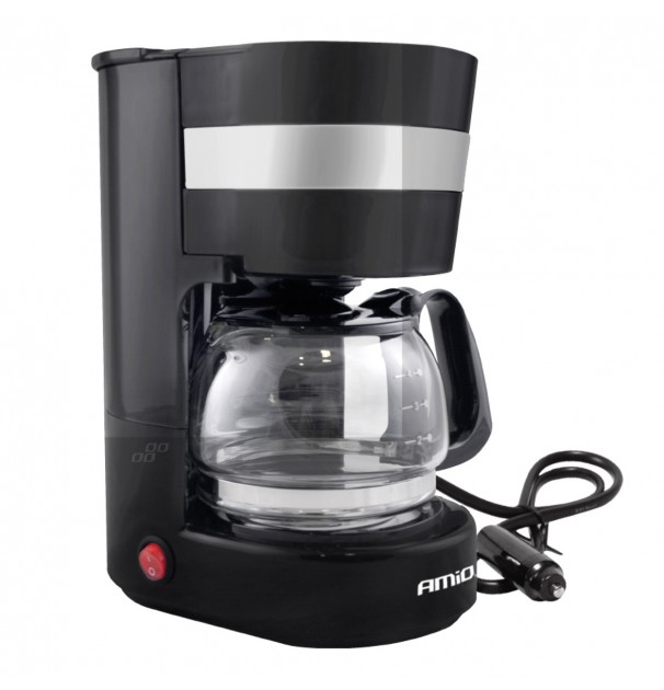 Cafetiera Auto Pentru Tir, Camion, Autocar, Alimentare 24V, Putere 300W, Volum 650Ml