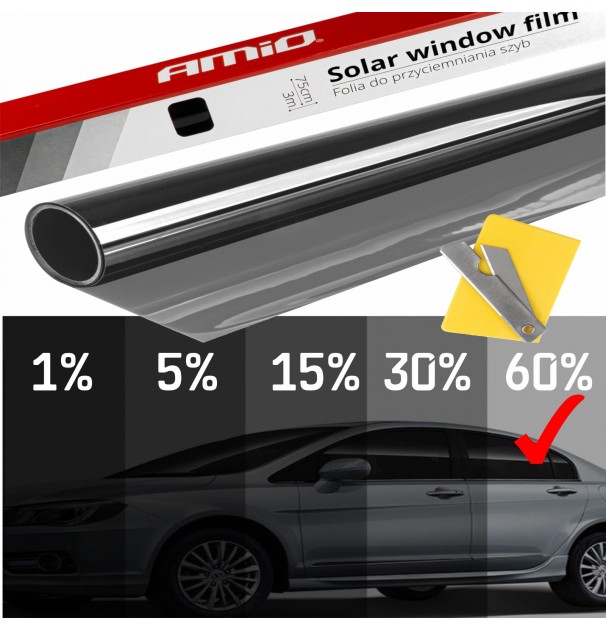 Folie Fumurie Pentru Geamuri Light Black 0.5 X 3M (60%)