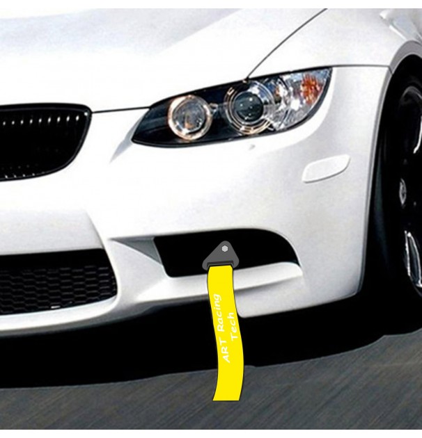 Ornament Racing De Tip Curea/Sufa Pentru Carlig De Remorcare, Culoare Galben