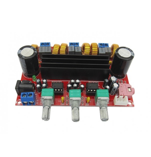 Kit Amplificator 2.1, Clasa D, Putere 2 X 50W + 100W, Tpa3116D2