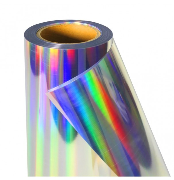 Folie Holografica Pentru Colantare Elemente Auto, 200G/Mp, Printabila Pigment, Laser, Solvent, Uv (3M X 60Cm)