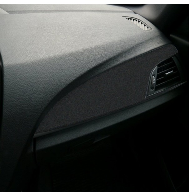 Folie Auto Colantare Trimuri, Model Catifea Negru, 100 X 45Cm