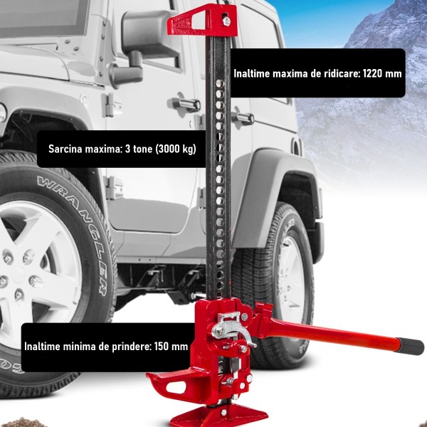 Cric Mecanic Destinat Off-Road, Model 