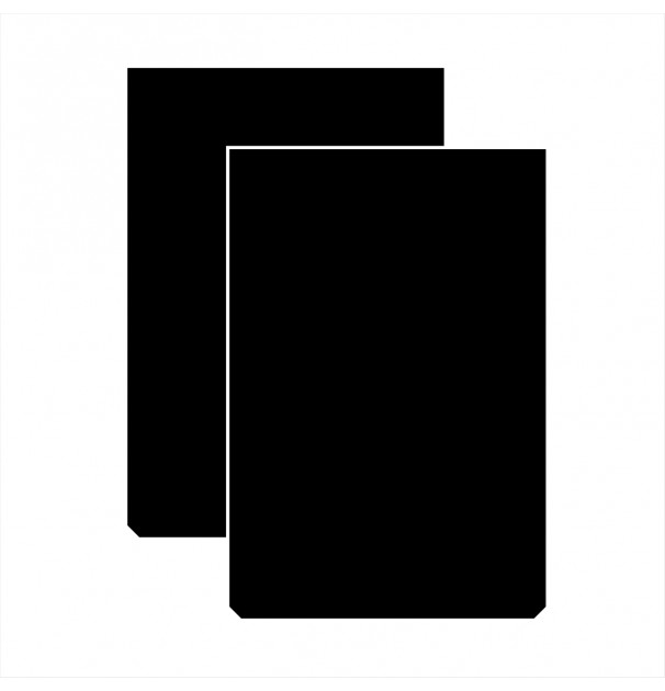 Set 2 Buc. Aparatori Noroi Din Cauciuc De Tip Van (34 X 23Cm)