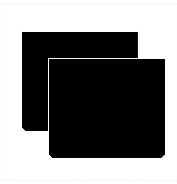 Set 2 Buc. Aparatori Noroi Din Cauciuc (35 X 30Cm)