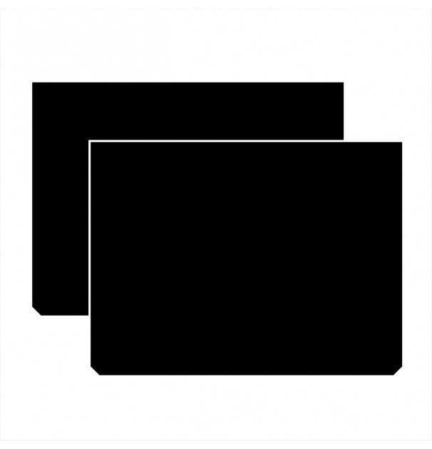 Set 2 Buc. Aparatori Noroi Din Cauciuc (40 X 30Cm)