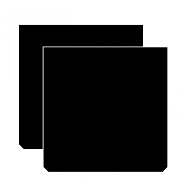 Set 2 Buc. Aparatori Noroi Din Cauciuc (40 X 40Cm)