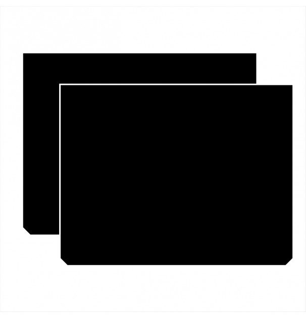 Set 2 Buc. Aparatori Noroi Din Cauciuc (45 X 35Cm)