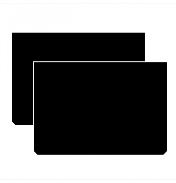 Set 2 Buc. Aparatori Noroi Din Cauciuc (53 X 37Cm)