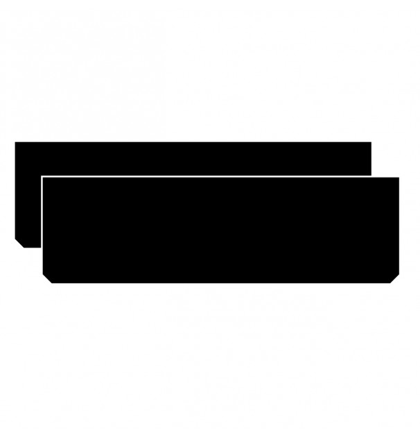 Set 2 Buc. Aparatori Noroi Din Cauciuc (60 X 18Cm)