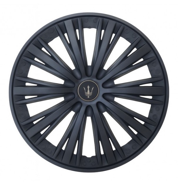 Set 4 Capace Roti Velar Shadow, Design Sport Multi-Spoke, Abs Rezistent, Universal, Pentru Jante R14