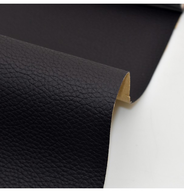 Piele Ecologica Pentru Reparatii, Autoadeziva, Dimensiune 50Cm X 150 Cm, Culoare Neagra, Pentru Canapele, Genti, Jachete, Scaune Auto, Mobilier