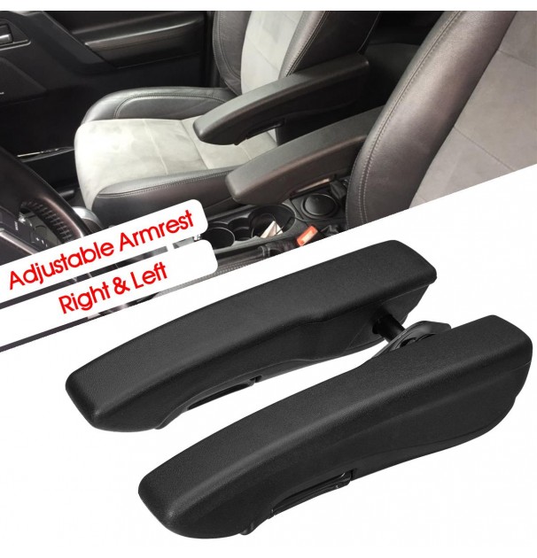 Set 2 Buc. Cotiere Auto Universale, Reglabile Si Sistem Rabatabil Cu Montaj Pe Lateralul Scaunului (Stanga/Dreapta) Pentru Scaune Individuale Sofer Sau Pentru Autoutilitare Transport Persoane, Autobuze, Microbuze