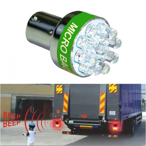 Sirena De Mers Inapoi Cu Bec Led 24V, Ba15S